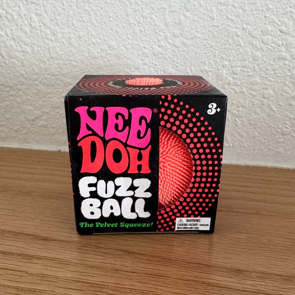 Needoh fuzzball in orange